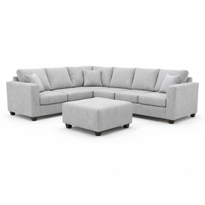 Cove 2-Piece Sectional w/ Ottoman