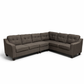 Brown 4-Piece Sectional Sofa