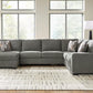 Grayson 3-Piece Sectional with Chaise