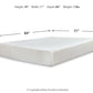 10 Inch Chime Memory Foam Mattress Set