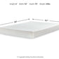 Chime 8 Inch Memory Foam Mattress in a Box