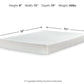 Chime 8 Inch Memory Foam Mattress in a Box