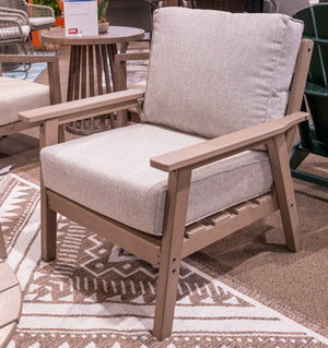 Grover Beach Outdoor Lounge Chair with Cushion (Set of 2)