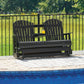 Hyland wave Outdoor Glider Loveseat
