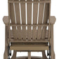 Hyland wave Outdoor Swivel Glider Chair