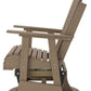 Hyland wave Outdoor Swivel Glider Chair