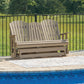Hyland wave Outdoor Glider Loveseat