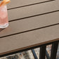 Shoreline Beach Outdoor Counter Table and 2 Barstools