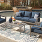Gali Outdoor Sofa/Chairs/Table Set (Set of 4)
