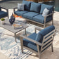 Gali Outdoor Sofa/Chairs/Table Set (Set of 4)