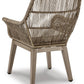Beach Front Arm Chair with Cushion (Set of 2)