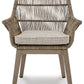 Beach Front Arm Chair with Cushion (Set of 2)