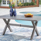 Half Moon Beach Outdoor Dining Table