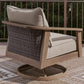 Harmony Headlands Outdoor Swivel Lounge with Cushion