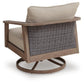 Harmony Headlands Outdoor Swivel Lounge with Cushion