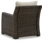 Brook Ranch Outdoor Lounge Chair with Cushion