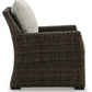 Brook Ranch Outdoor Lounge Chair with Cushion