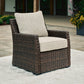 Brook Ranch Outdoor Lounge Chair with Cushion