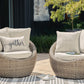 Danson Swivel Lounge with Cushion (Set of 2)