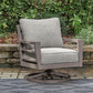 Hillside Barn Outdoor Swivel Lounge with Cushion