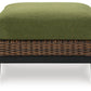 Horizon Hall Outdoor Ottoman with Cushion