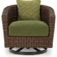Horizon Hall Outdoor Swivel Lounge Chair with Cushion