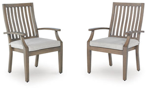 Rainier Ranch Outdoor Arm Chair with Cushion (Set of 2) image