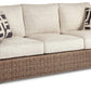Beachcroft Beachcroft Nuvella Sofa with Coffee and End Table