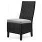 Beachcroft Outdoor Side Chair with Cushion (Set of 2)