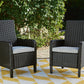 Beachcroft Outdoor Arm Chair with Cushion (Set of 2)