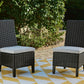 Beachcroft Outdoor Side Chair with Cushion (Set of 2)