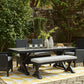 Beachcroft Outdoor Bench with Cushion