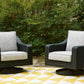 Beachcroft Outdoor Swivel Lounge with Cushion