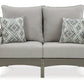 Visola Outdoor Sofa and Loveseat Set