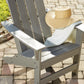 Visola Outdoor Adirondack Chair Set with End Table