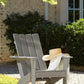 Visola Outdoor Adirondack Chair Set with End Table