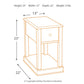 Breegin Chairside End Table