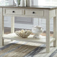 Bolanburg Sofa/Console Table
