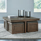 Boardernest Coffee Table with 4 Stools