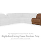Magic Man 5-Piece Power Reclining Sectional