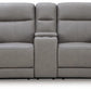 5Z-Comfort Power Reclining Loveseat with Console