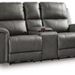 Bleckley Power Reclining Loveseat with Console