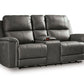 Bleckley Power Reclining Loveseat with Console