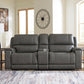 5Z - Pittson Power Reclining Sectional Loveseat with Console