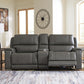5Z - Pittson Power Reclining Sectional Loveseat with Console