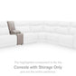 Gravier Power Reclining Sectional with Storage Console