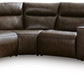 ModZ Power Reclining Sectional with Audio Console