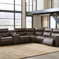 ModZ Power Reclining Sectional with Audio Console