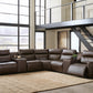ModZ Power Reclining Sectional with Audio Consoles