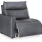ModZ Power Reclining Sectional with Audio Console